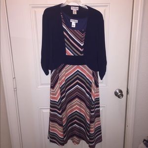 North style dress with shrug size 16